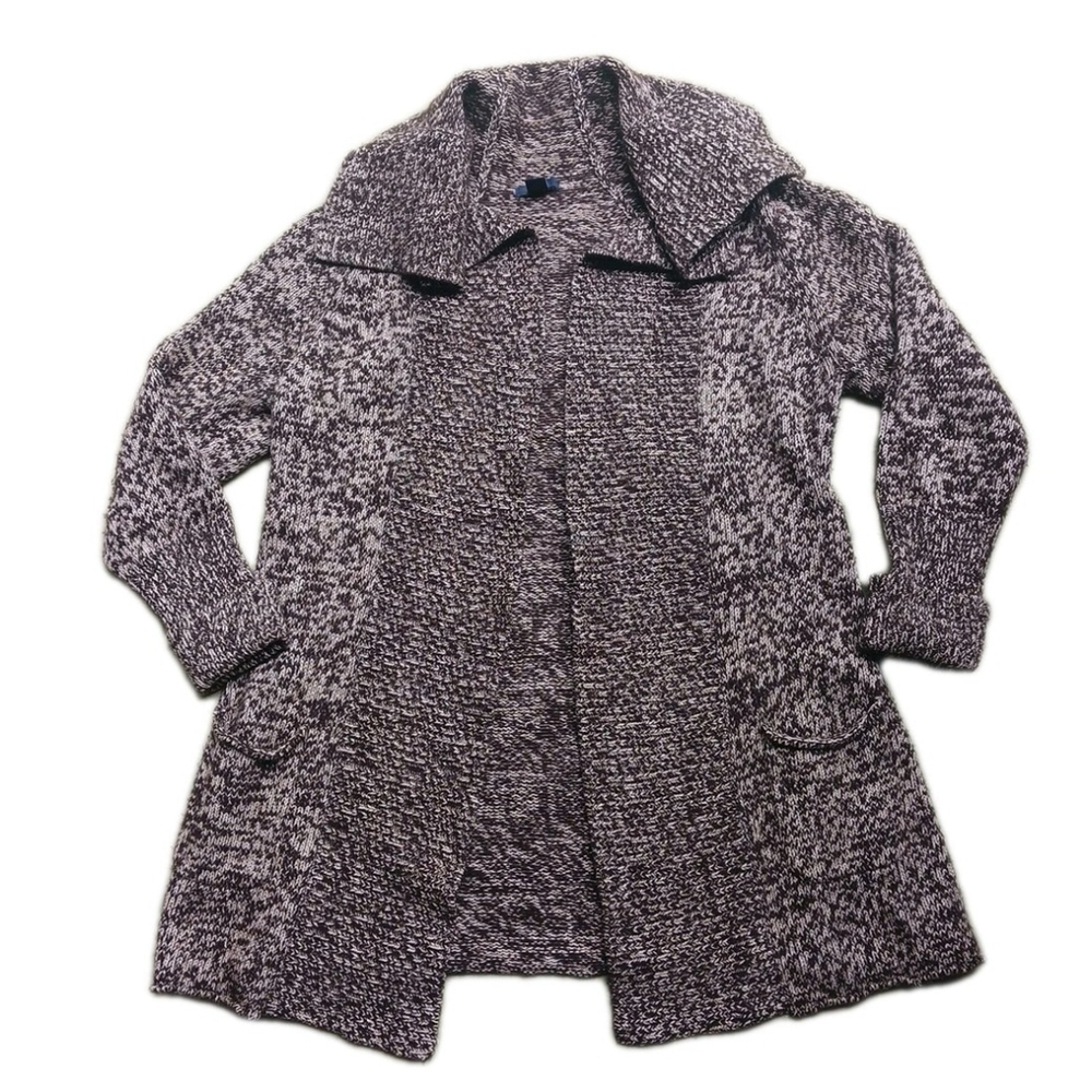 Gap Wool Blend Cardigan Brown Cream Extra Large